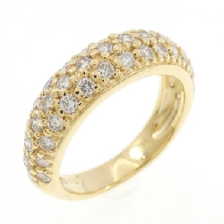 Nhẫn kim cương Pavé K18YG 0.70CT - Hàng hiệu Chính hãng