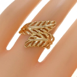 Nhẫn lá K18YG - Hàng hiệu Authentic 855202