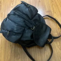 Balo nam 27x42x16 da thật 2hand 992644