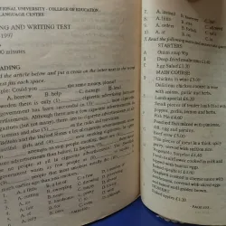 [Tiếng Anh căn bản] Model Certification tests Level - Pretests Listening - Reading Writing 1012756