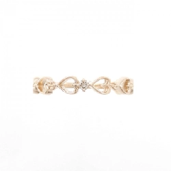 Nhẫn kim cương K10PG hình trái tim 671093