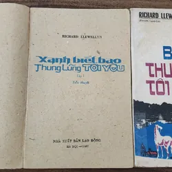 Trọn bộ 2 tập, tiểu thuyết Xanh biết bao thung lũng tôi yêu, tác giả Richard Llewellyn 703640