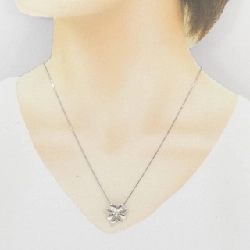 Dây chuyền kim cương PT900/PT850 hình cỏ ba lá 0.01CT - Hàng hiệu Chính hãng 857940