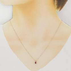 K18PG Dây chuyền ruby 0.35CT - Hàng hiệu Chính hãng 857556
