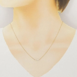 Dây chuyền kim cương K18YG 0.10CT - Hàng hiệu Chính hãng 864100