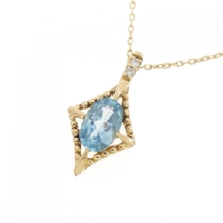 K18YG Blue Topaz Necklace - Hàng hiệu Authentic 859618