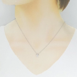 K18WG Dây chuyền kim cương chéo 0.10CT - Hàng hiệu Chính hãng 864570