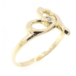 Nhẫn kim cương hình trái tim K18YG 0.007CT