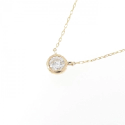 K18YG Solitaire Dây chuyền kim cương 0.15CT - Hàng hiệu Chính hãng 865000