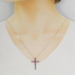 K18YG Dây chuyền Amethyst 1.50CT - Hàng hiệu Chính hãng 863255