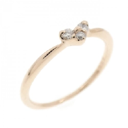 Nhẫn hồng kim cương K10PG 0.05CT