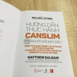 HƯỚNG DẪN THỰC HÀNH CANSLIM CHO NGƯỜI MỚI BẮT ĐẦU 968615