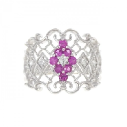 Nhẫn Sapphire K18WG 0.35CT 668181