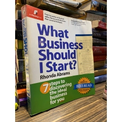 What Business Should I Start? - Rhonda Abrams
