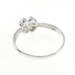 Nhẫn kim cương hoa K18WG 0.08CT - Hàng hiệu Authentic 854457