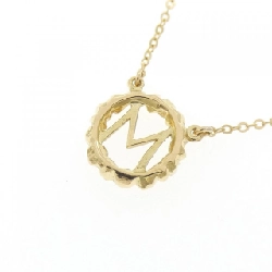 K18YG Chữ cái M Dây chuyền kim cương 0.03CT - Hàng hiệu Chính hãng 860750