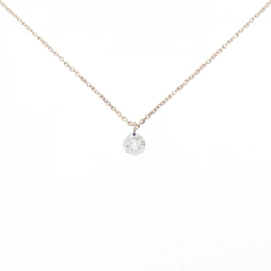 K18PG Solitaire Dây chuyền kim cương 0.346CT - Hàng hiệu Chính hãng