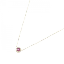 K18YG Dây chuyền Ruby - Hàng hiệu Chính hãng 858325