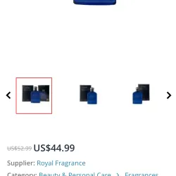 Thanh lý gấp nước hoa Nam DOUBLE BLUE Auth 100ml 900k 793065