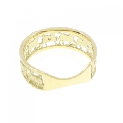 【Sản phẩm mới】Nhẫn kim cương K18YG hình ngựa 0.01CT 672699