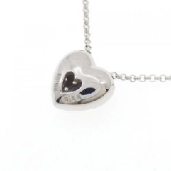 K18WG Dây chuyền kim cương hình trái tim Pavé 0.50CT - Hàng hiệu Chính hãng 863640