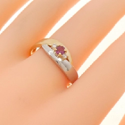 Nhẫn Ruby PT900/K18YG 0.22CT - Hàng hiệu Chính hãng 848230