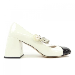 Giày cao gót MIU MIU với dây xích kim loại 5I248D - Hàng hiệu Chính hãng