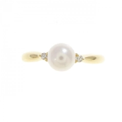 Nhẫn ngọc trai Akoya K18YG 5.4mm - Hàng hiệu Chính hãng 850998