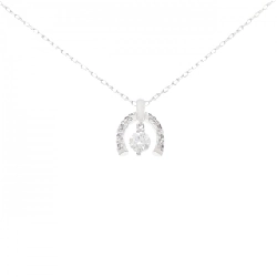 Dây chuyền kim cương K18WG 0.35CT - Hàng hiệu Chính hãng