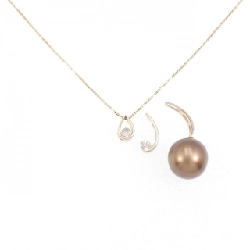 K18PG 2WAY Ngọc trai đen 11.8mm - Hàng hiệu Chính hãng 858115