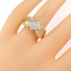 Nhẫn kim cương K18YG 0.70CT 666474