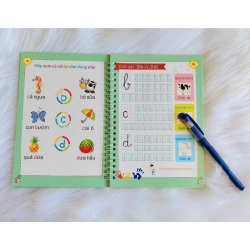 Combo 3 Vở Tập Viết Mực Tự Xóa Cho Bé – Luyện Viết Chữ Số & Nét Cơ Bản Dành Cho Trẻ Mầm Non, Tiểu Học LaLaHHome 531100