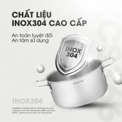 Bộ 3 nồi inox sz 18-20-24cm chĩnh hãng mới 100% 575715