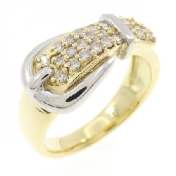 Nhẫn kim cương Pavé K18YG/PT900 0.27CT - Hàng hiệu Chính hãng