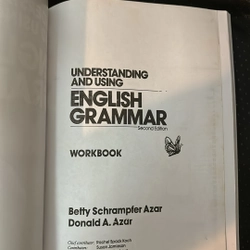 UNDERSTAND & USING ENGLISH GRAMMAR - Workbook 475413
