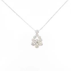 K18WG Dây chuyền kim cương 0.77CT - Hàng hiệu Chính hãng