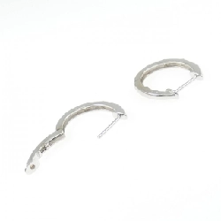 K18WG Bông tai kim cương hình vòng 0.20CT - Hàng hiệu Chính hãng 867494