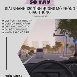 Sổ tay giải nhanh 120 tình huống mô phỏng giao thông 165103