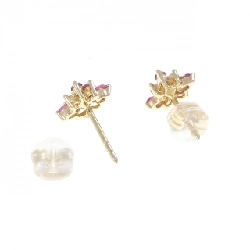 K18YG Bông tai Ruby - Hàng hiệu Chính hãng 866796