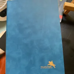 Sổ tay - bìa da, giấy vàng, kẻ ngang 1010094