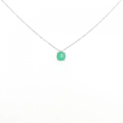 Dây chuyền ngọc lục bảo PT950 0.40CT - Hàng hiệu Authentic