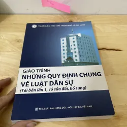 Giáo trình Những Quy Định chung về Luật Dân sự 