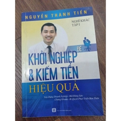 ĐỂ KHỞI NGHIỆP & KIẾM TIỀN HIỆU QUẢ