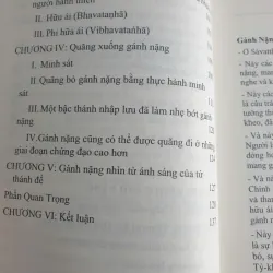 Sách Giảng giải Kinh Gánh Nặng của Thiền Sư Mahasi Sayadaw mới 90% 674772