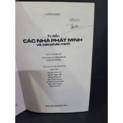 Từ điển các nhà phát minh và các phát minh (bìa cứng) mới 80% bẩn bìa, ố nhẹ, có chữ ký 2002 Larousse In Extenso HCM3004 GIÁO KHOA 445226