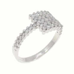 Nhẫn kim cương 750WG Pavé 0.49CT