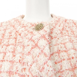 CHANEL LOOK39 P76716V65900 Áo khoác không cổ - Hàng hiệu Chính hãng 818147