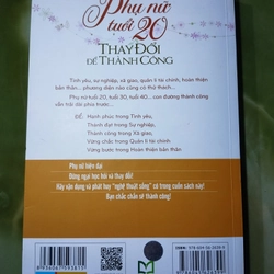 Sách phụ nữ tuổi 20 Thay đổi để thành công tác giả Trương Oánh 501216