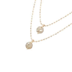 K18PG Dây chuyền kim cương 0.409CT - Hàng hiệu Chính hãng 857127