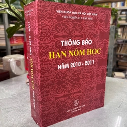 THÔNG BÁO HÁN NÔM HỌC NĂM 2010 - 2011